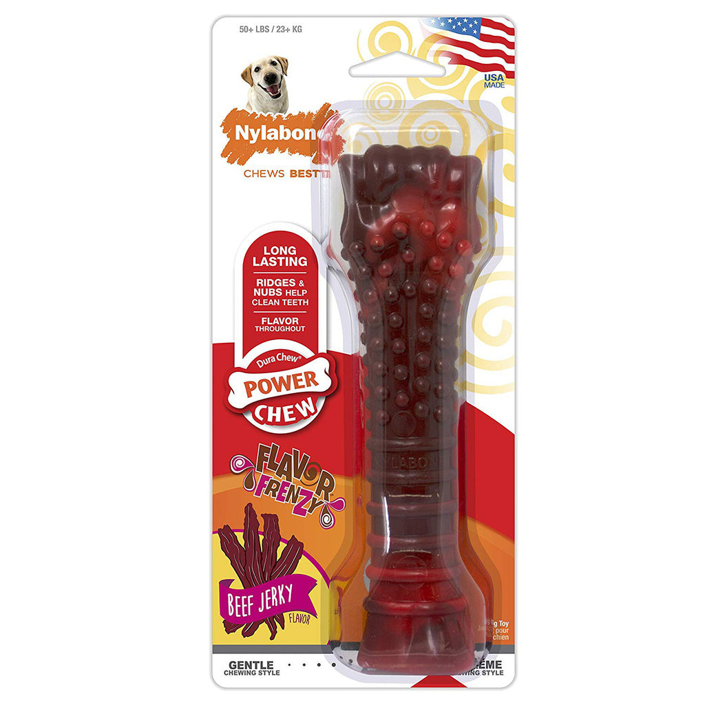 Nylabone Flavor Frenzy Power Chew Beef Jerky Souper X-Large Dog Toy