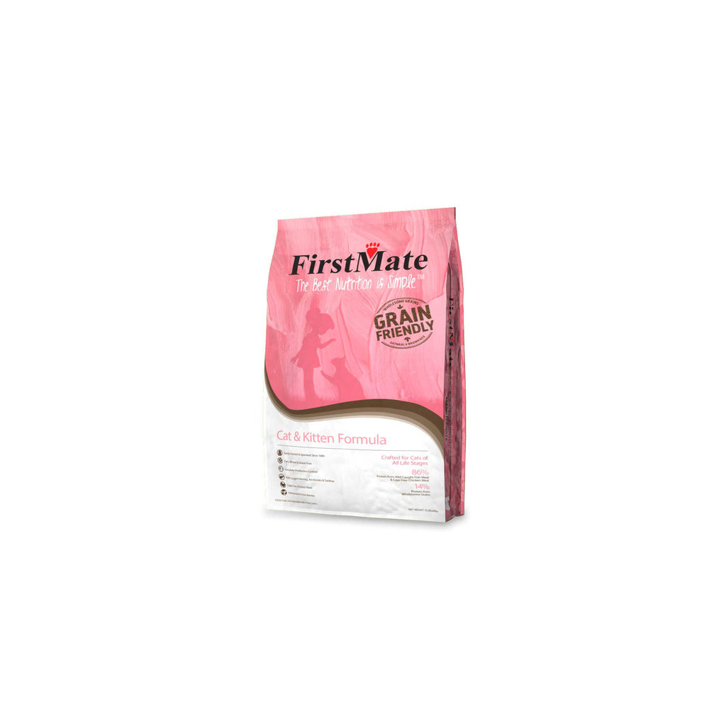 FirstMate Grain Friendly Cat & Kitten Formula Dry Food 13.2 lb