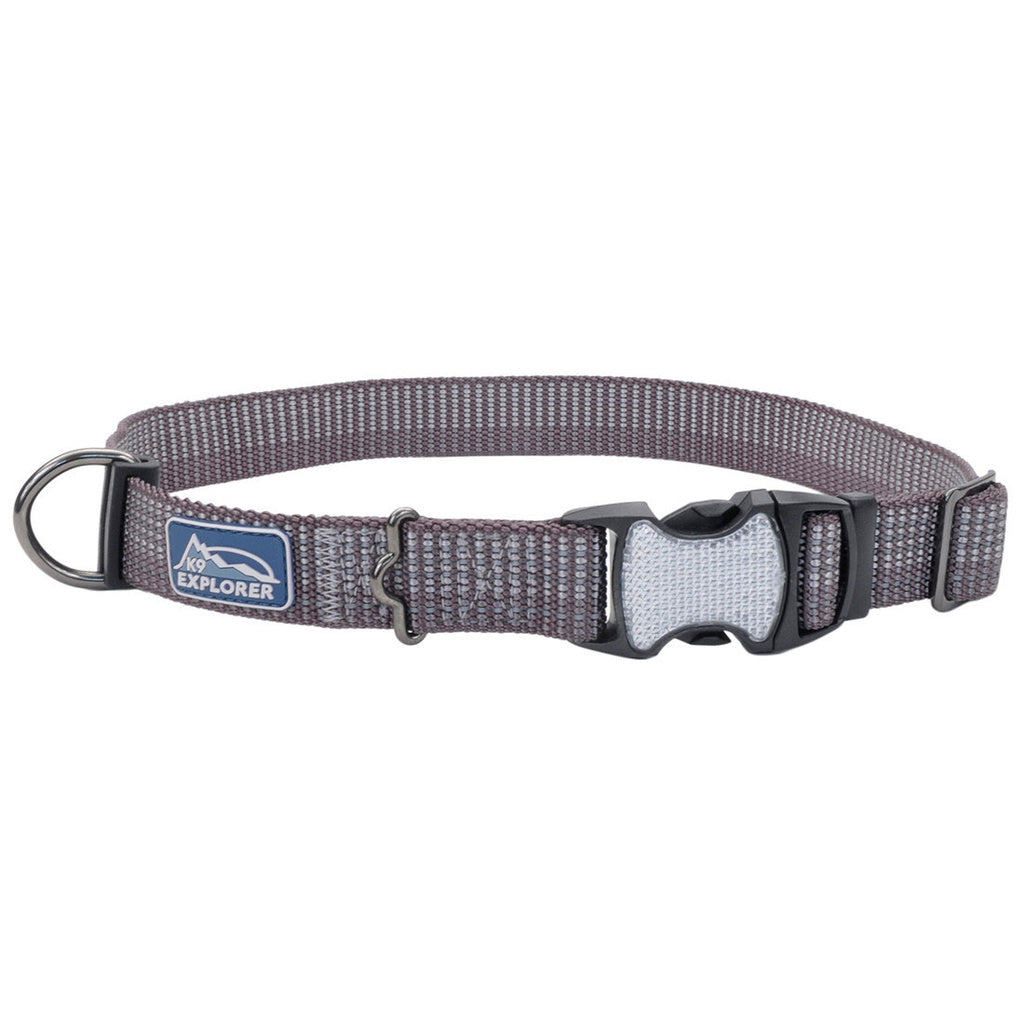 Coastal Pet K9 Explorer Brights Reflective Adjustable Dog Collar, Mountain, 5/8" x 8"-12"