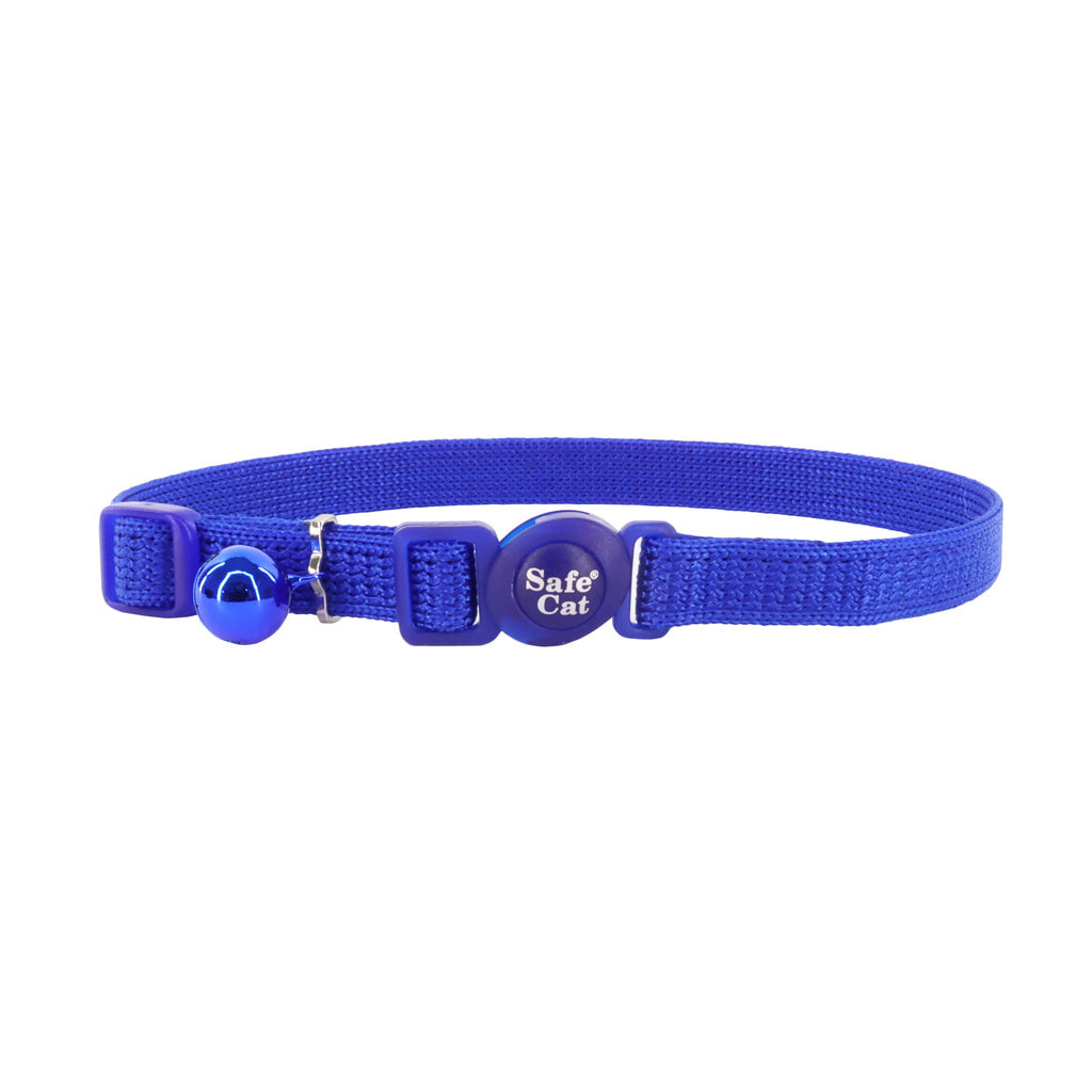 Coastal Safe Cat Breakaway Collar - Blue - Adjustable 8-12 inch