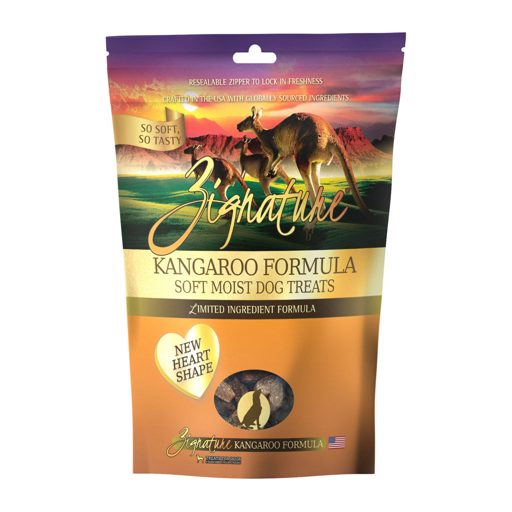 Zignature Soft Moist Dog Treats - Kangaroo Flavor, 4 oz - Grain-Free