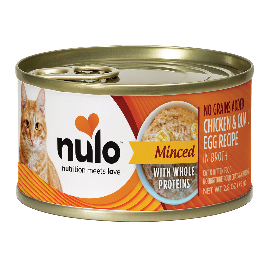 Nulo Freestyle Cat & Kitten Minced Chicken & Quail Egg, 2.8 oz