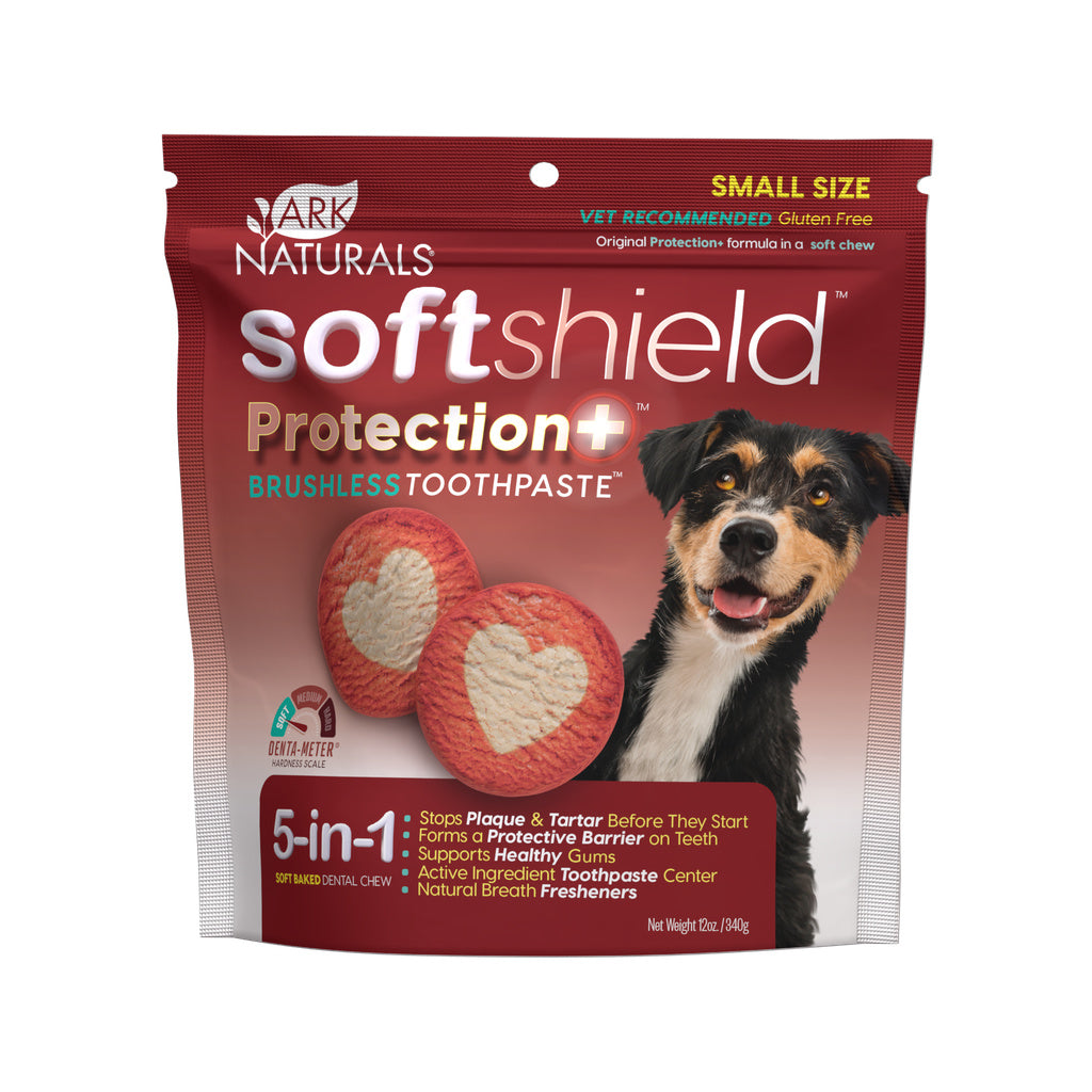 Ark Naturals Soft Shield Brushless Toothpaste - Small Breeds Dog Dental Chews, 12oz
