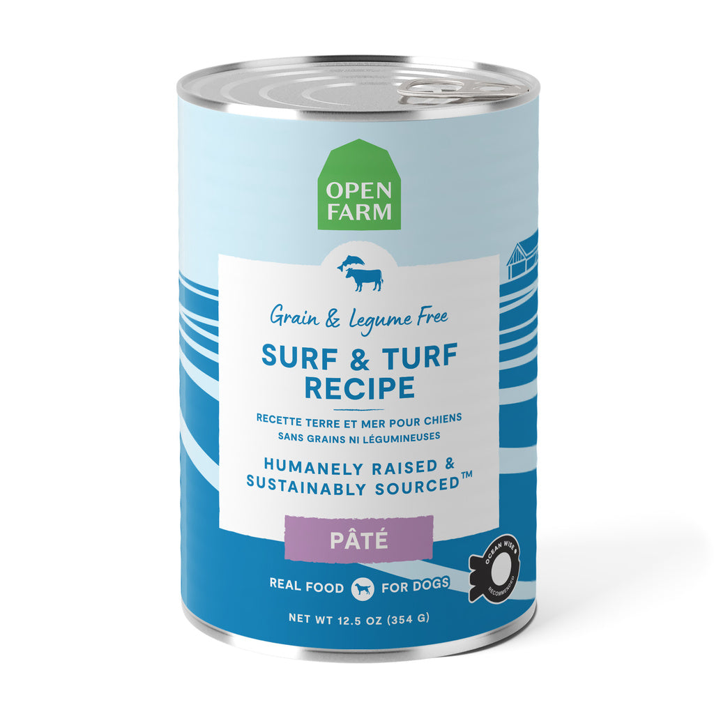 Open Farm Surf & Turf Pâté Grain-Free Wet Dog Food, 12.5 oz Can