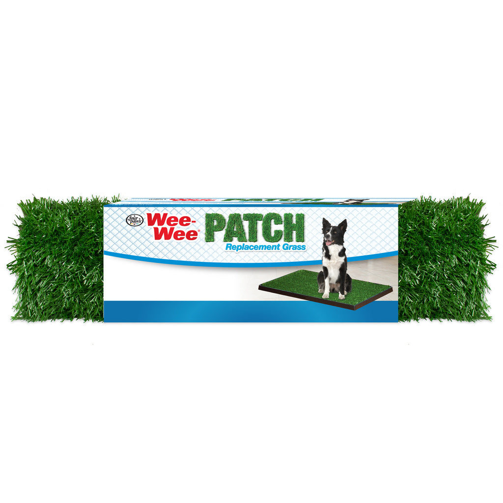 Four Paws Wee Wee Patch Replacement Grass - Medium 19x29 Inch Dog Potty Turf