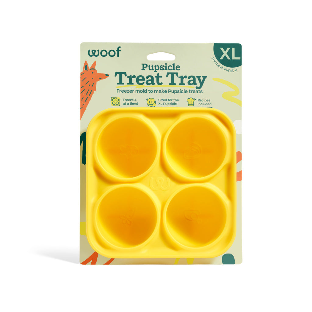 WOOF Pupsicle Treat Tray XL - Silicone Dog Treat Mold - Dishwasher Safe, Reusable
