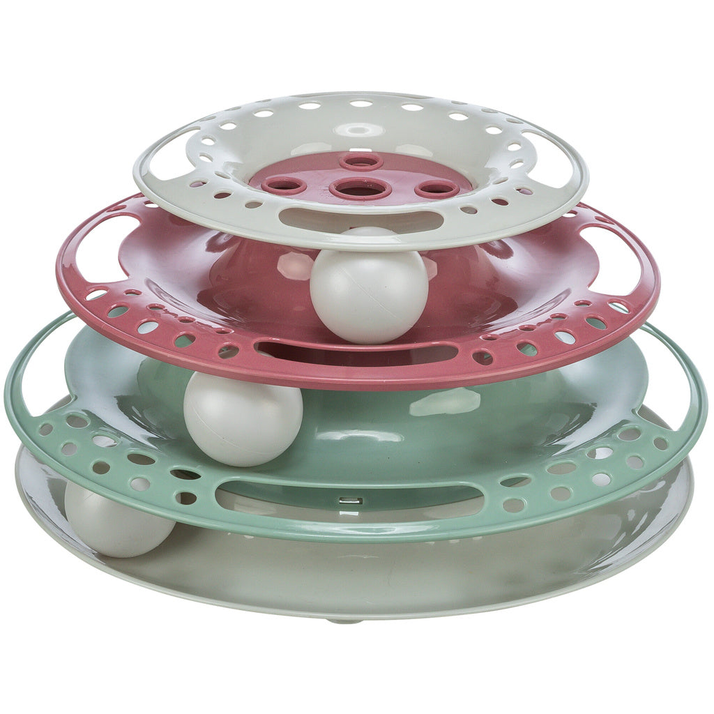 Trixie Cat Activity Catch the Balls Circle Track Interactive Toy