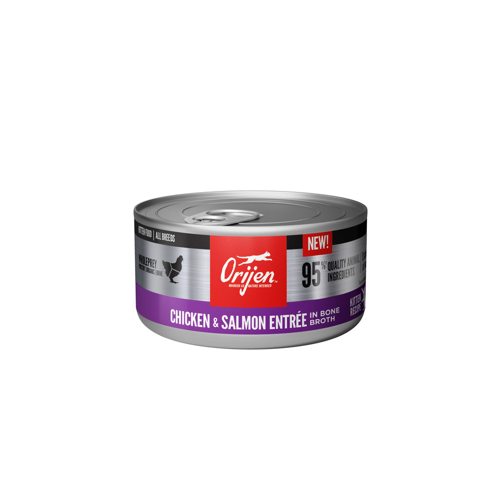 Orijen Kitten Wet Cat Food, Chicken & Salmon Entrée, 3oz Can