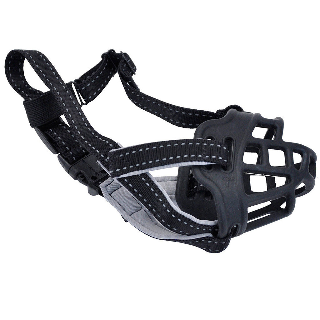 Coastal Soft Basket Muzzle - Size 2 - Black - Cocker Spaniel, Jack Russell Terrier & Similar Breeds
