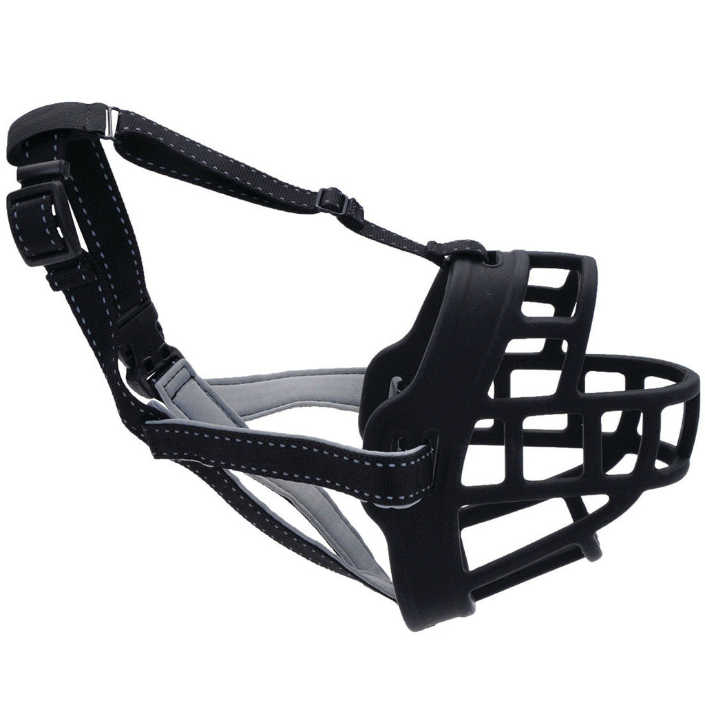 Coastal Soft Black Basket Dog Muzzle - Size 6