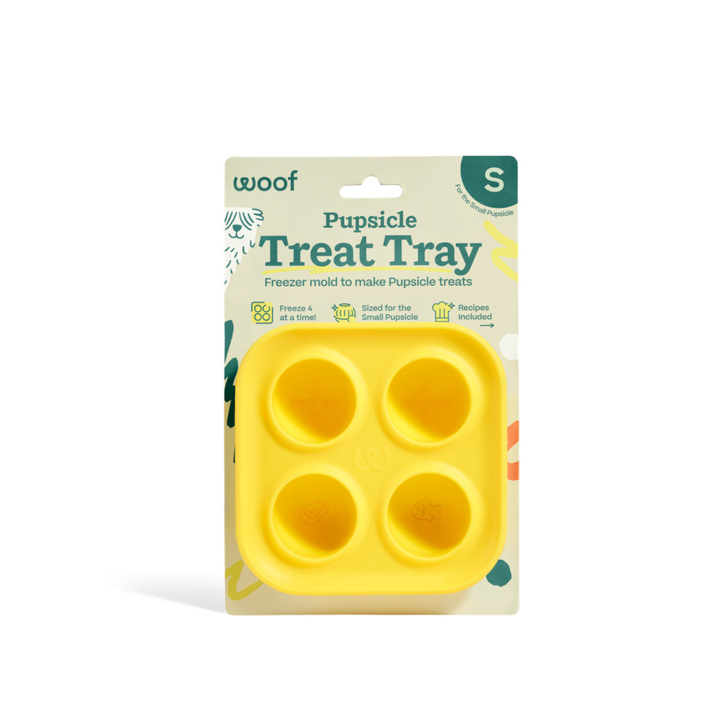 WOOF Pupsicle Treat Tray Mold - Small Dog Treat Freezer - Silicone, Dishwasher Safe