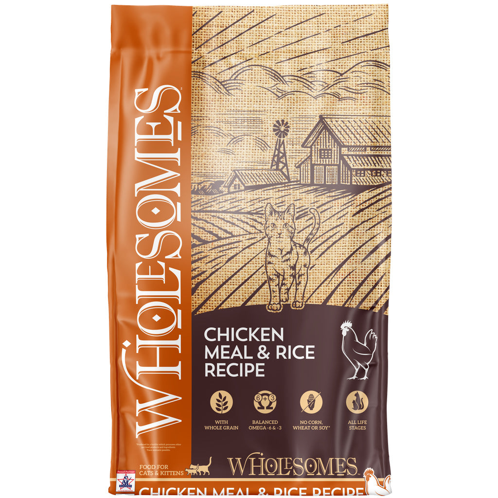 Wholesomes SPORTMiX Chicken Meal & Rice Formula Adult Dry Cat Food, 15 lb