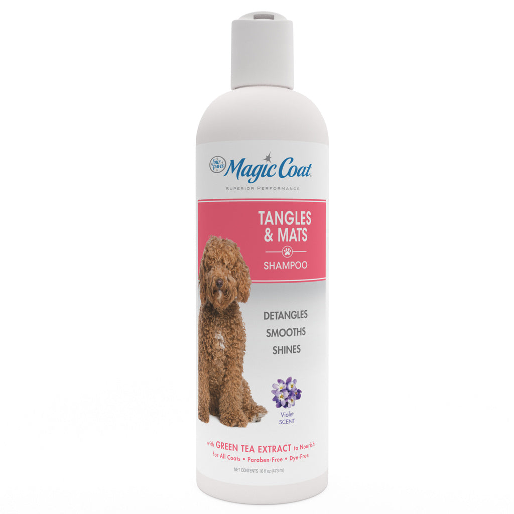 Four Paws Magic Coat Tangles & Mats Detangling Dog Shampoo, Violet Scent, 16 oz