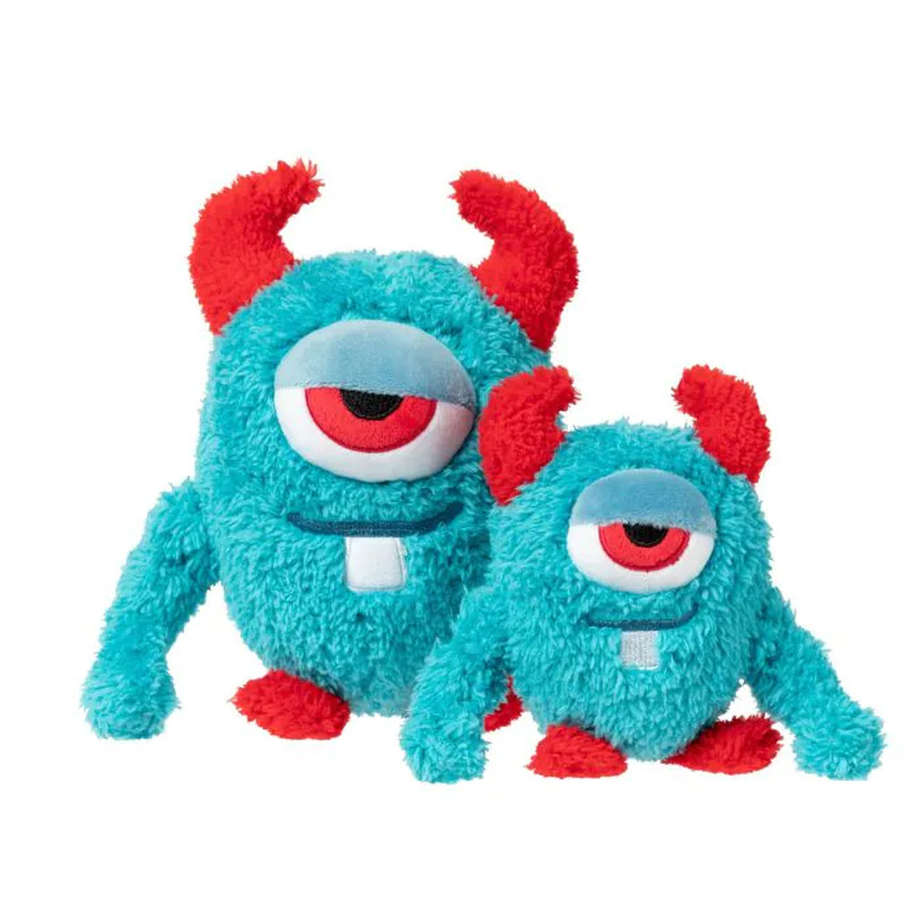 Fuzzyard Armstrong S Yardsters Dog Toy - Blue One-Eyed Plush with Squeaker