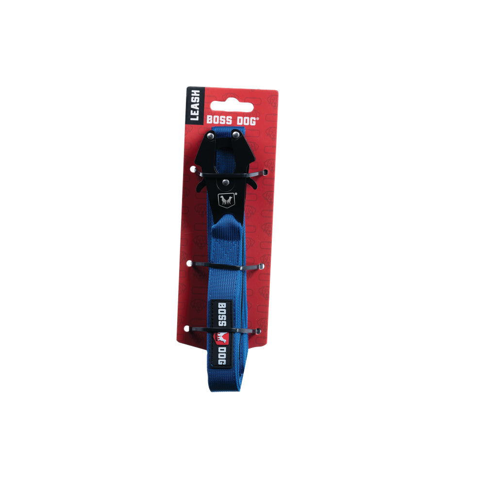 Boss Dog Tactical Dog Leash - Blue - 6 ft - Heavy Duty