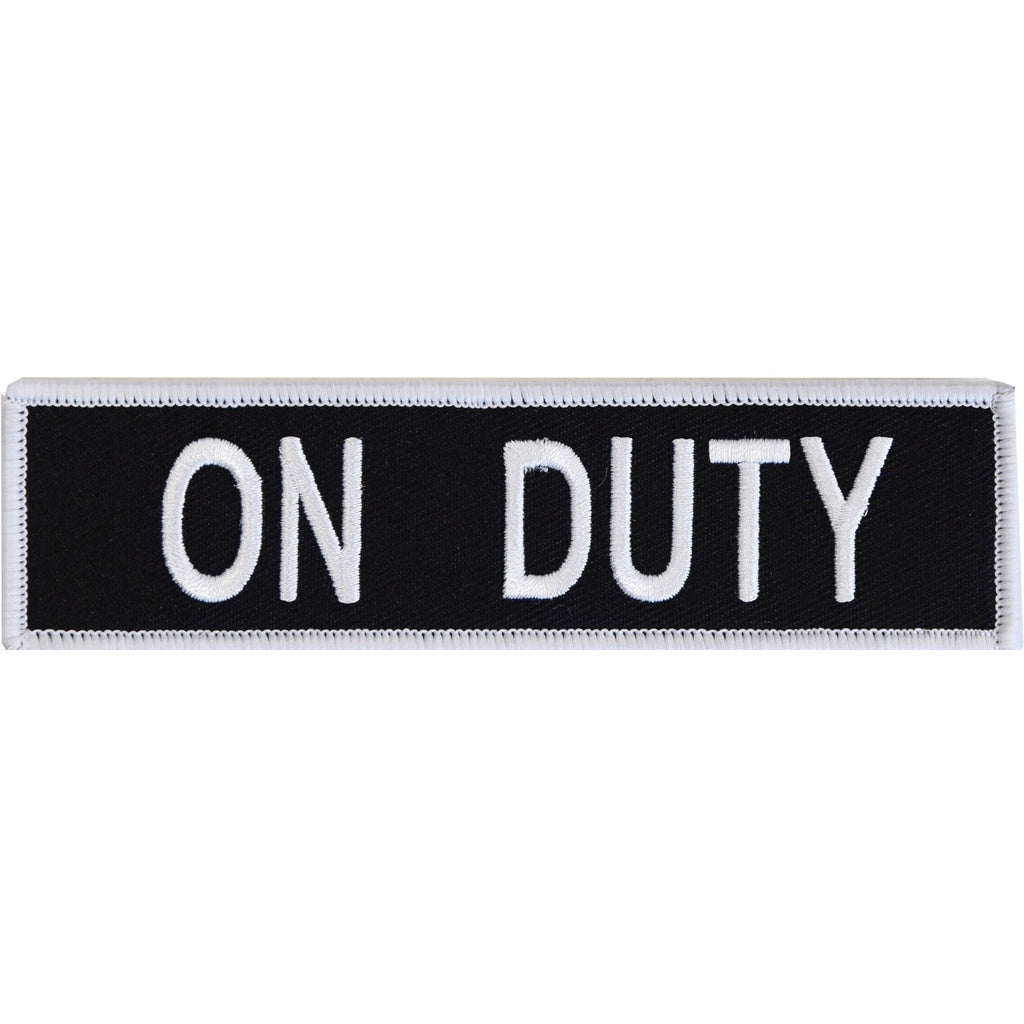Boss Dog Tactical Harness Patch - On Duty - Large