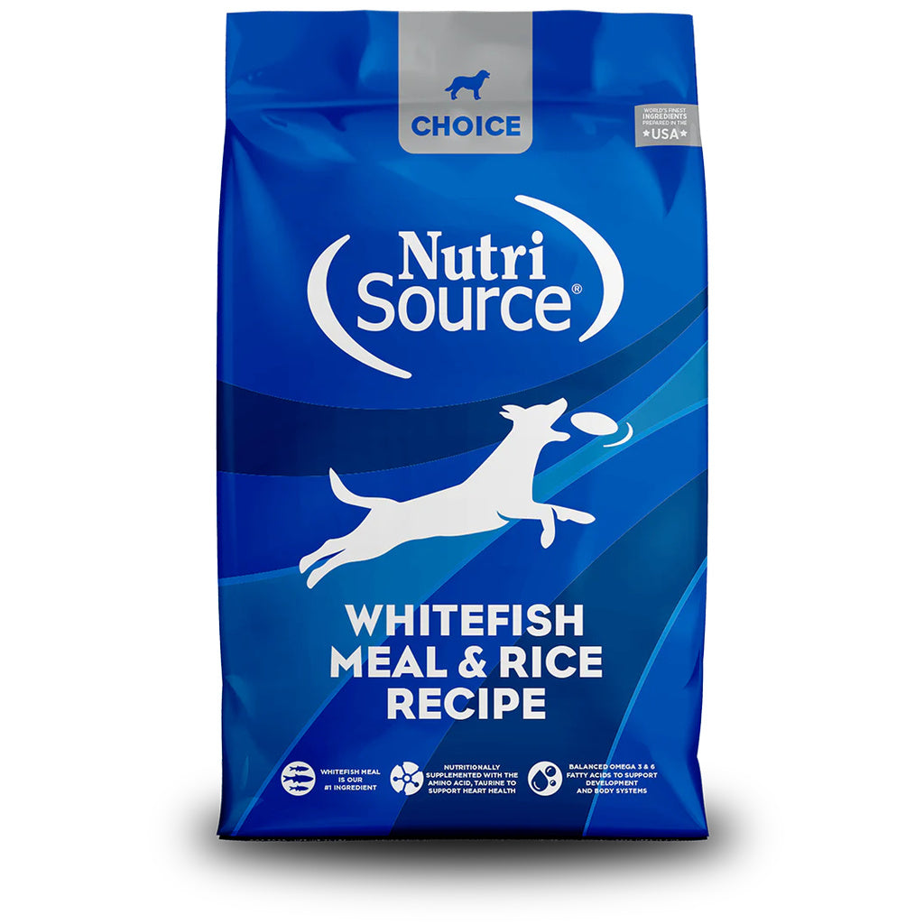 NutriSource Adult Dog Food Whitefish & Rice - 40lb