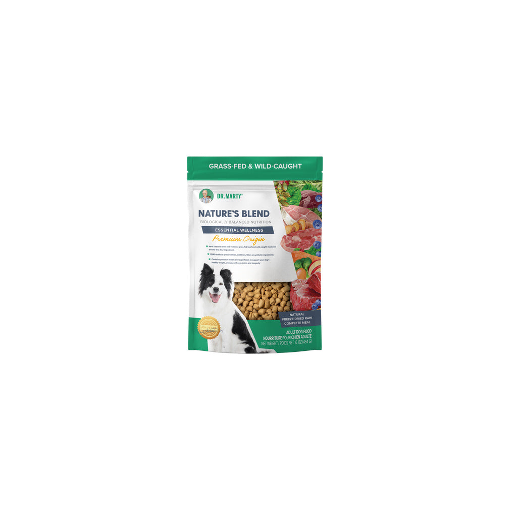 Dr. Marty Nature's Blend Premium Origin Freeze-Dried Raw Dog Food, 16 oz