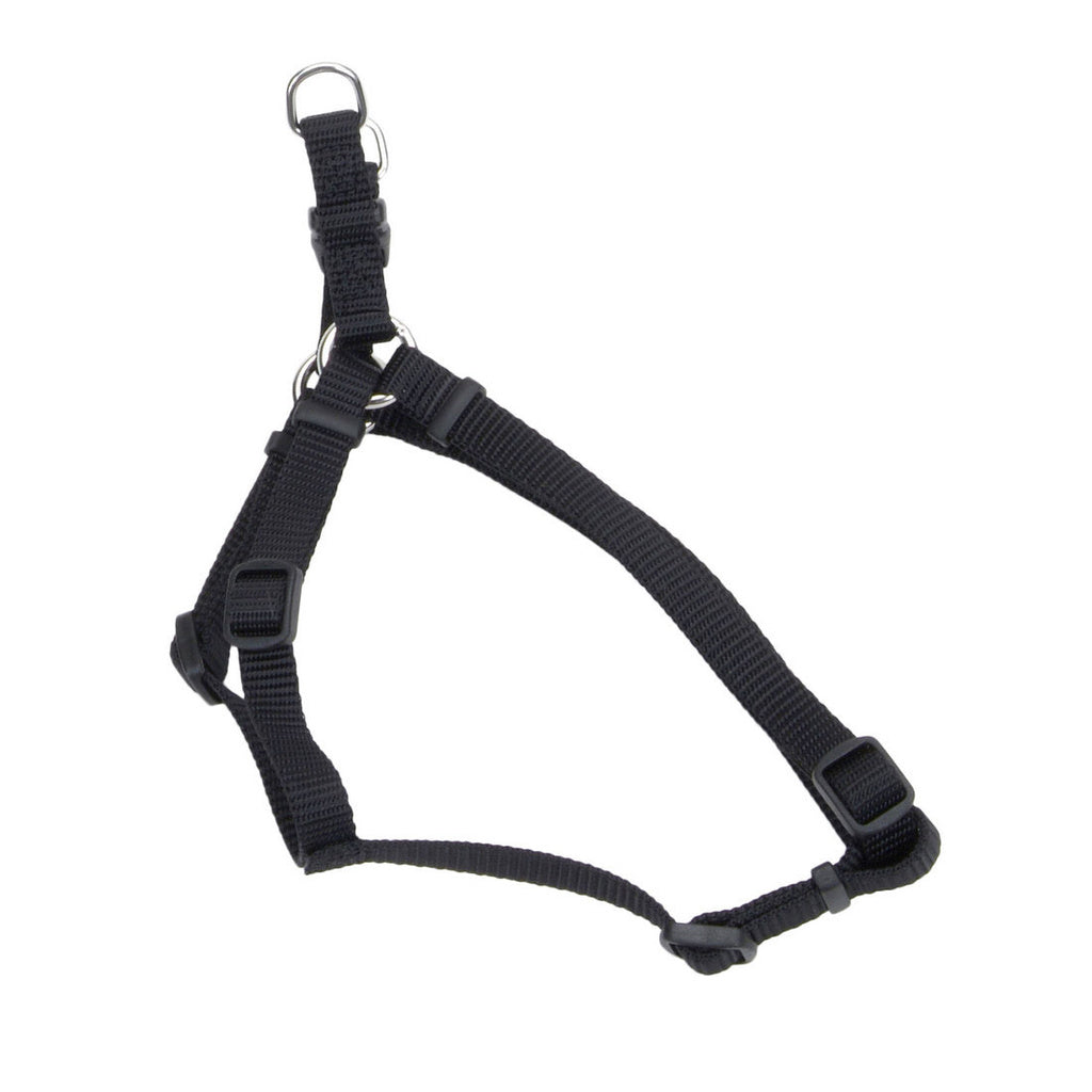 Coastal Pet Comfort Wrap Adjustable Dog Harness, Black, 3/4 Inch, 20-30"