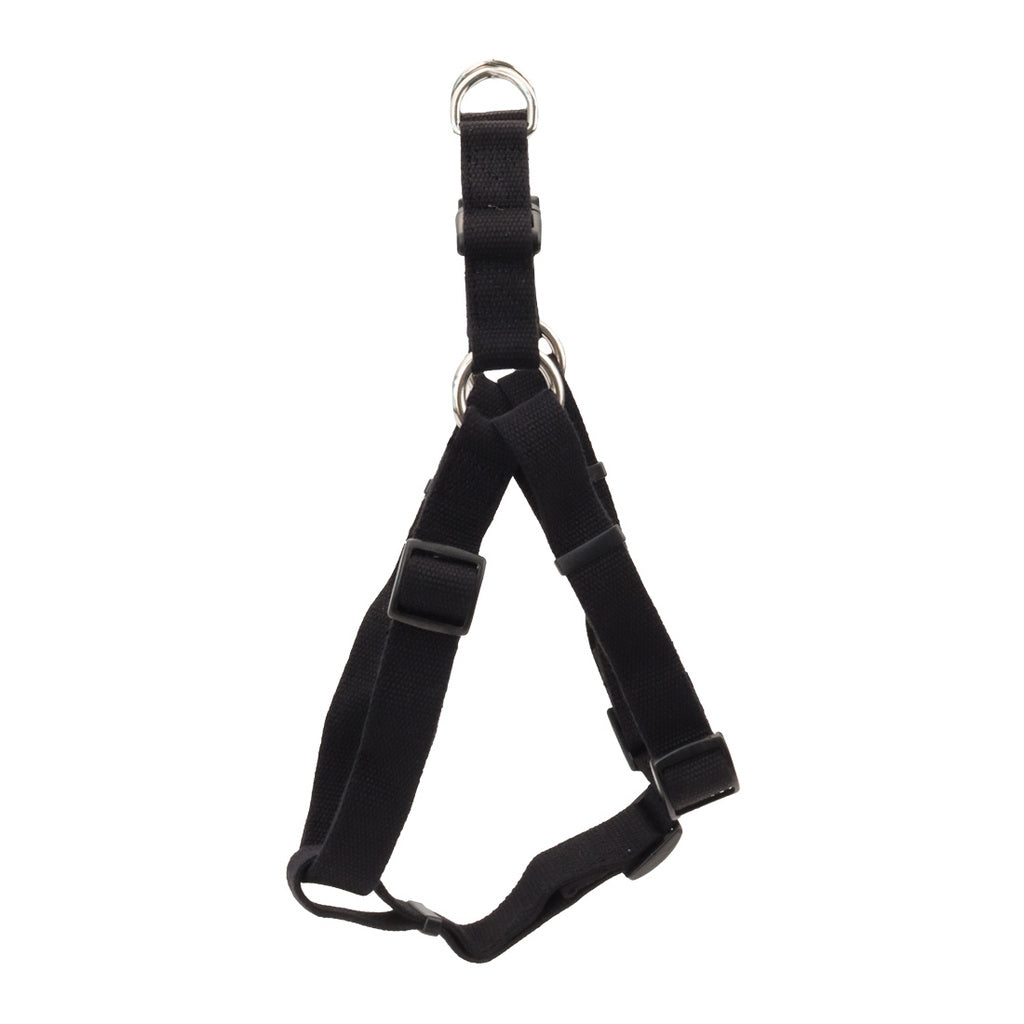Coastal Pet New Earth Soy Comfort Wrap Dog Harness - Onyx Black - Medium - Adjustable 20-30"