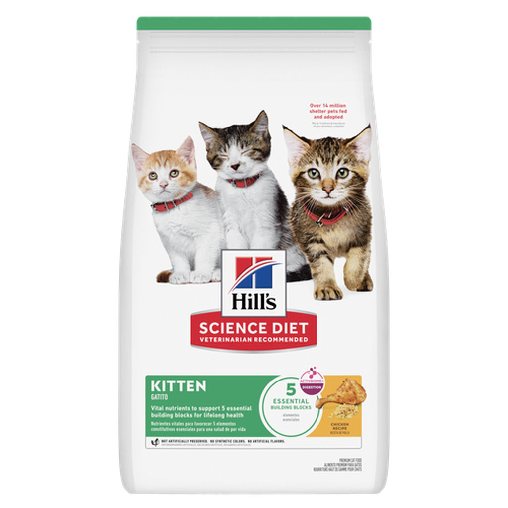 Hill's Science Diet Kitten Healthy Development Chicken Recipe Dry Cat Food, 3.5 lb Bag