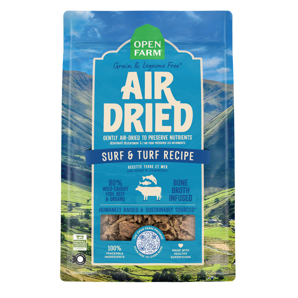 Open Farm Air Dried Dog Food, Surf & Turf Recipe, 32oz
