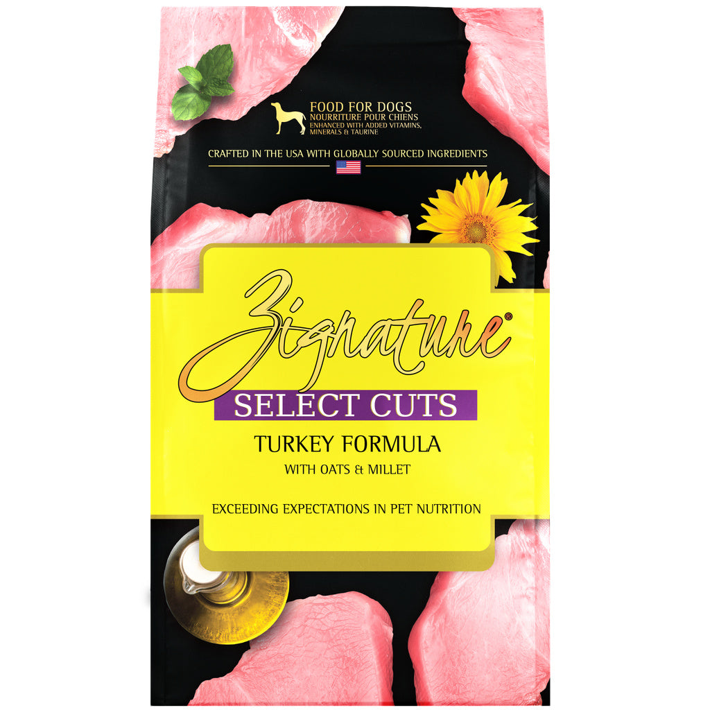 Zignature Select Cuts Turkey Formula Dry Dog Food - 4lb / 25lb - Legume Free