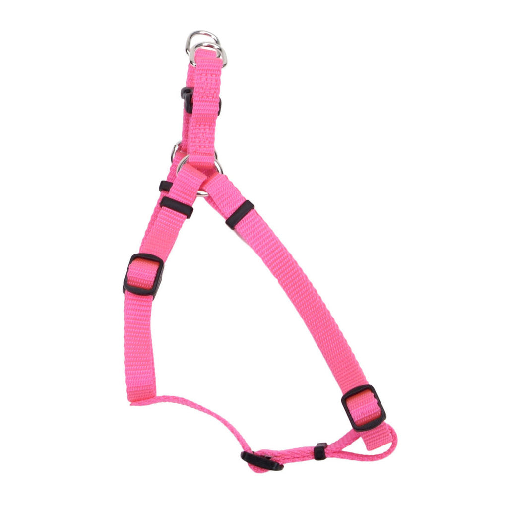 Coastal Comfort Wrap Adjustable Dog Harness, Neon Pink, 5/8" x 16-24"