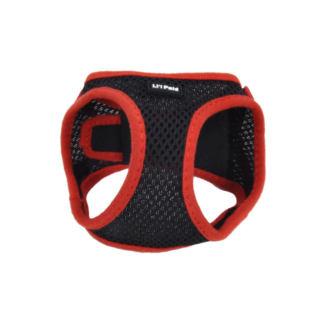 Li'l Pals Comfort Mesh Dog Harness - Black, 3/8" x 8-10" - For Small Dogs & Puppies