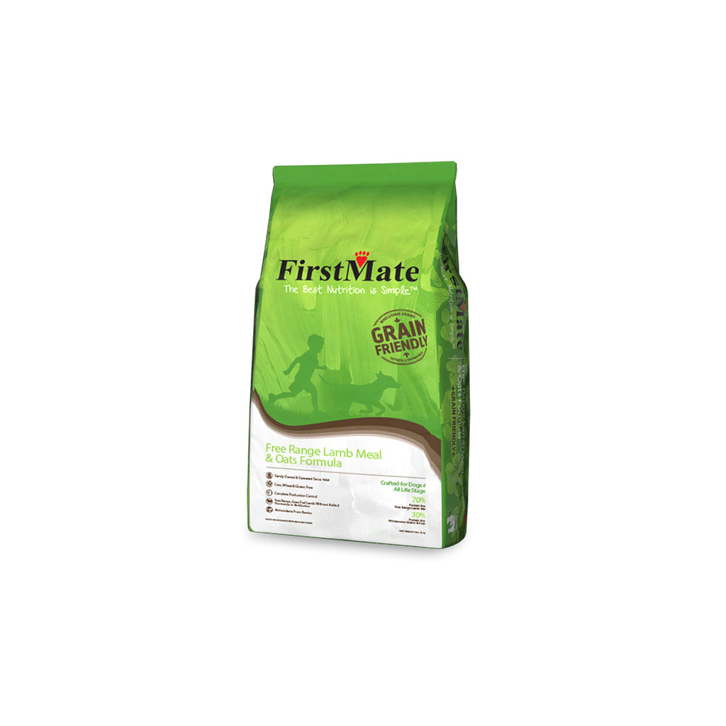 FirstMate Dog Food Grain Friendly Free Range Lamb Meal & Oats, 5 lb Bag