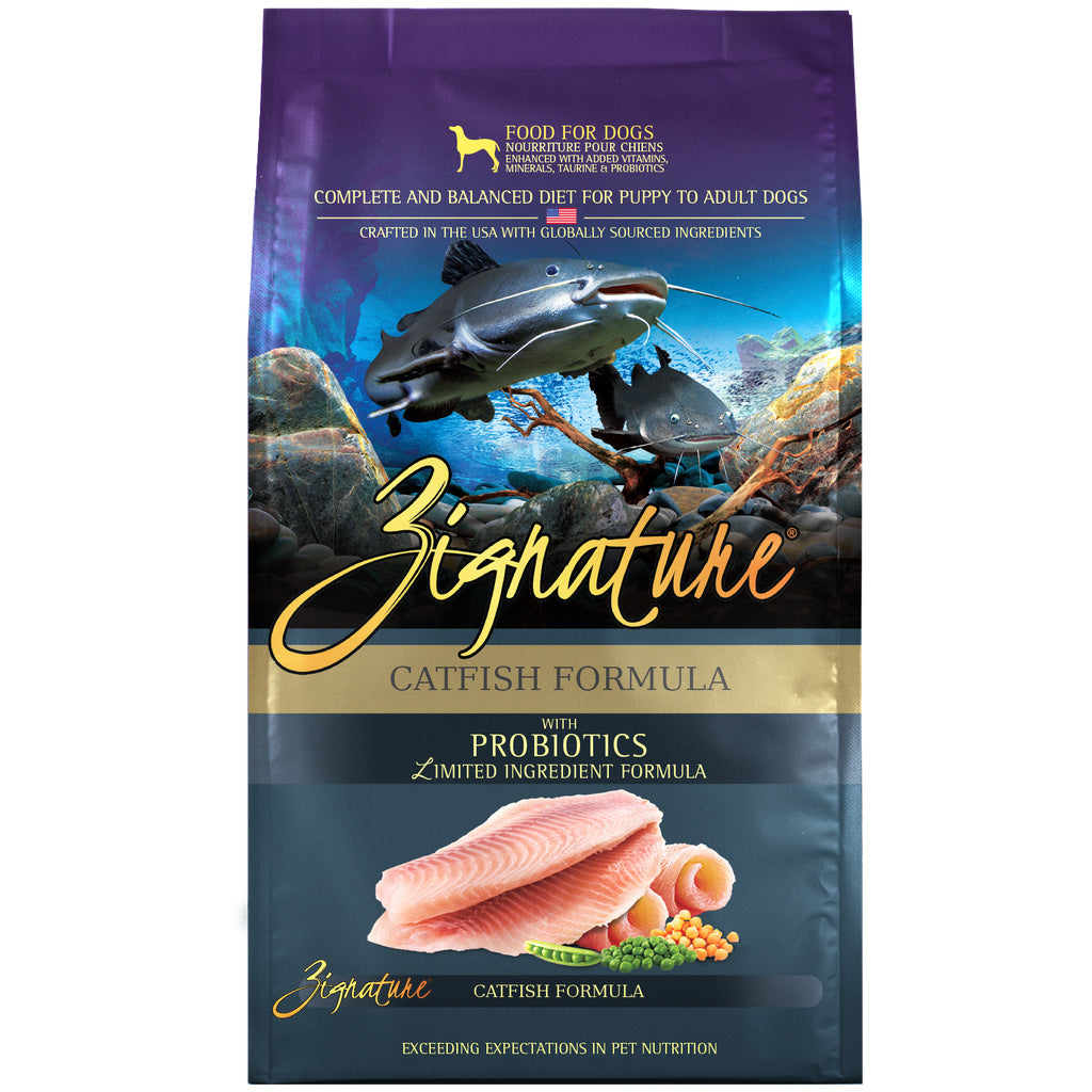 Zignature Catfish Limited Ingredient Formula Dry Dog Food, 4 lb
