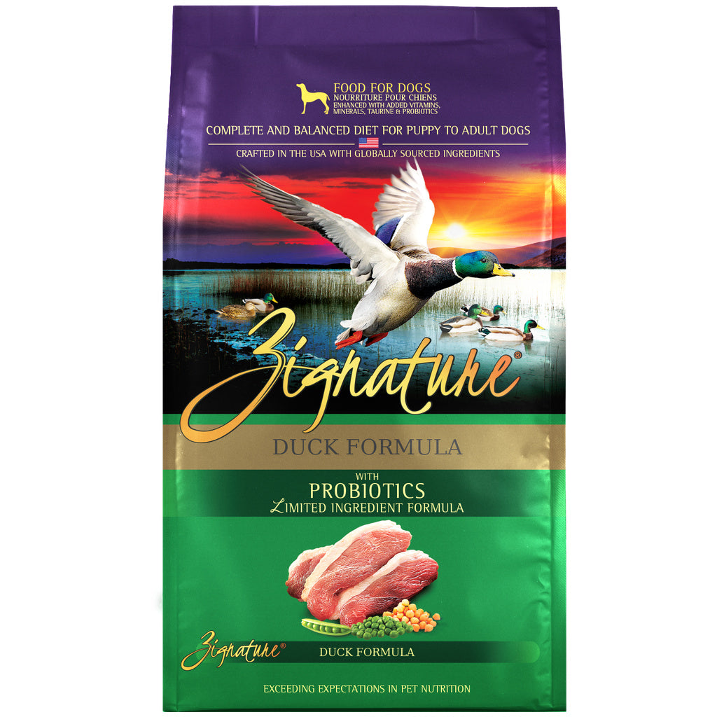 Zignature Duck Limited Ingredient Formula Dry Dog Food, 12.5 lb