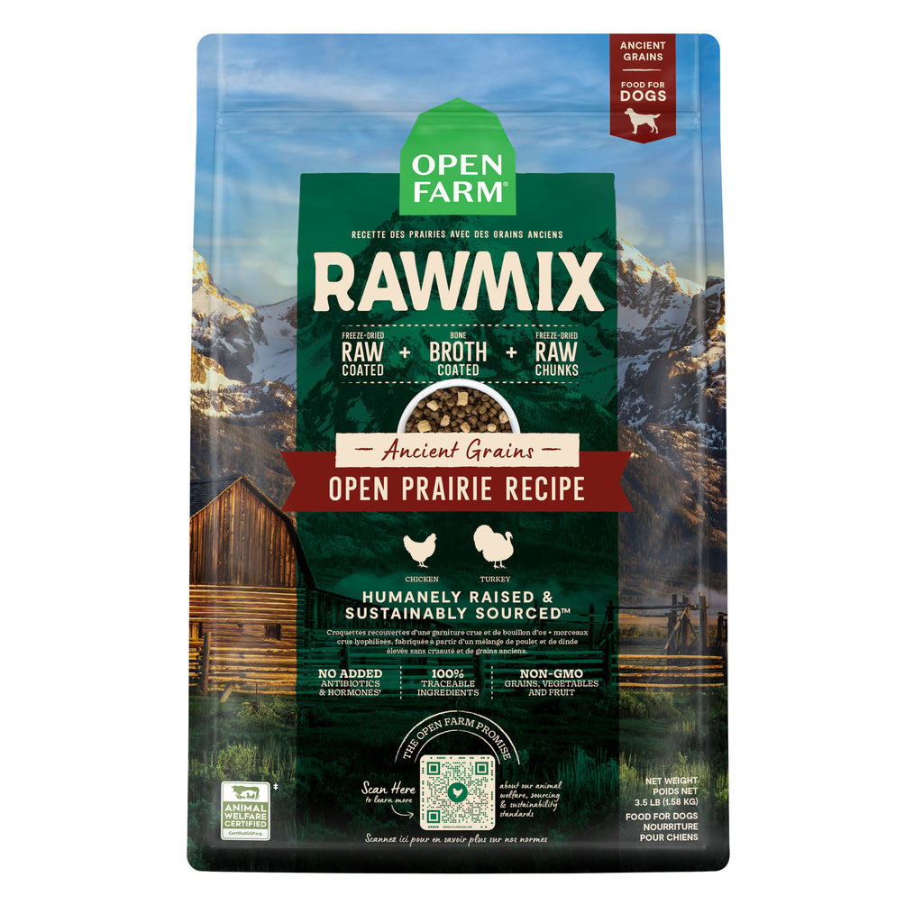 Open Farm RawMix Ancient Grains Open Prairie Recipe Dry Dog Food, 20lb