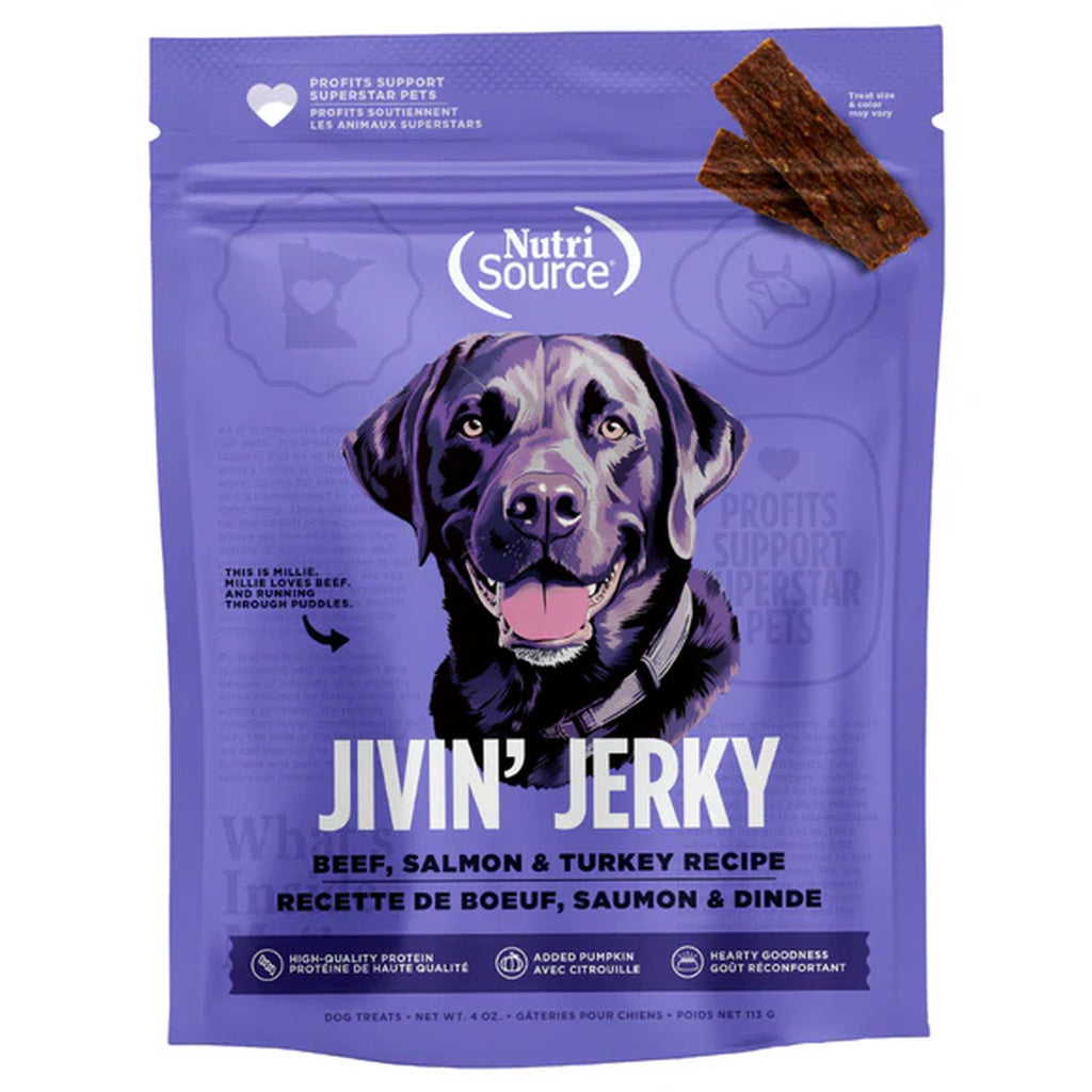 NutriSource Dog Treats - Jerky Strips, High Plains Select, or Crispy Crispers - 4 oz or 6 oz
