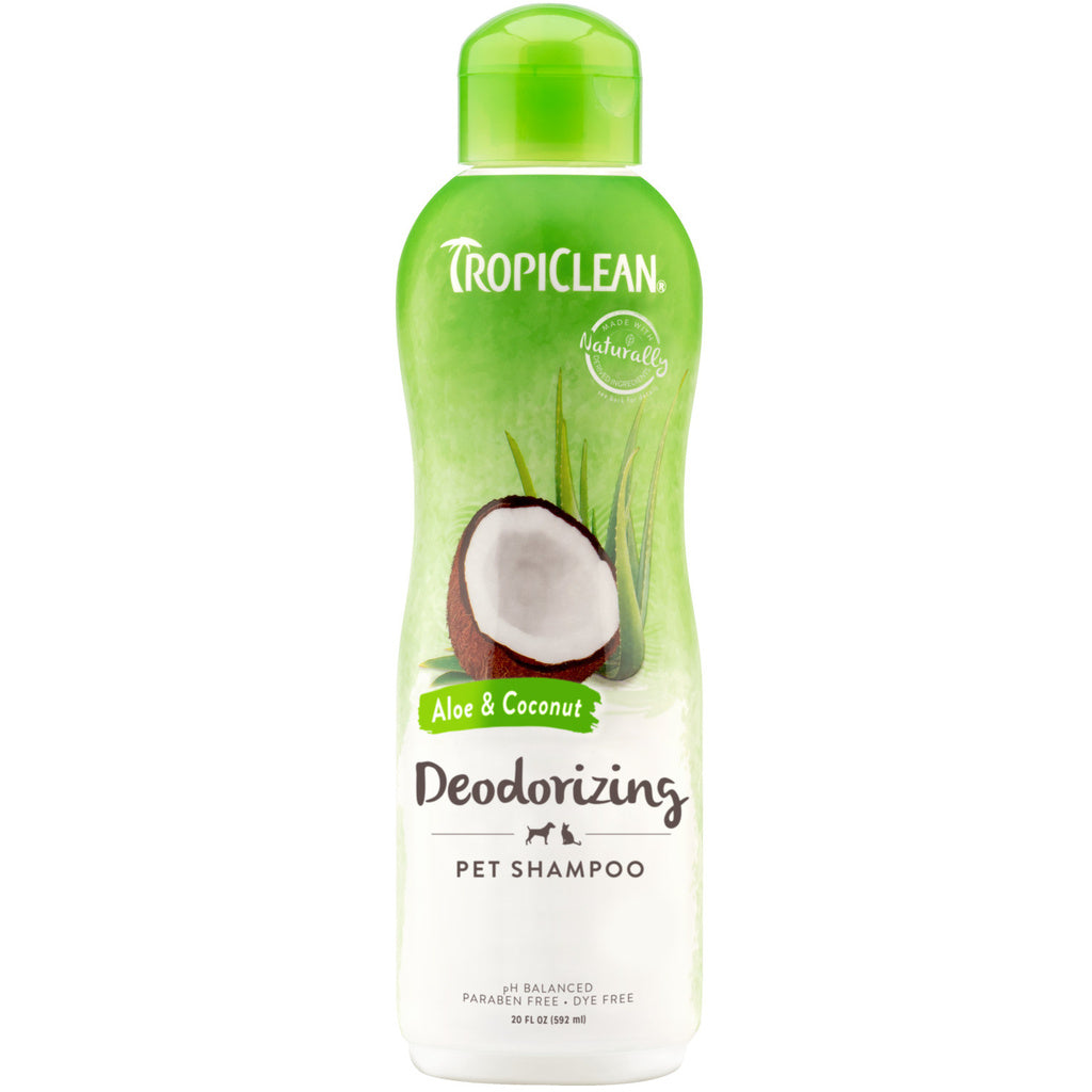 TropiClean Deodorizing Aloe & Coconut Pet Shampoo 20oz