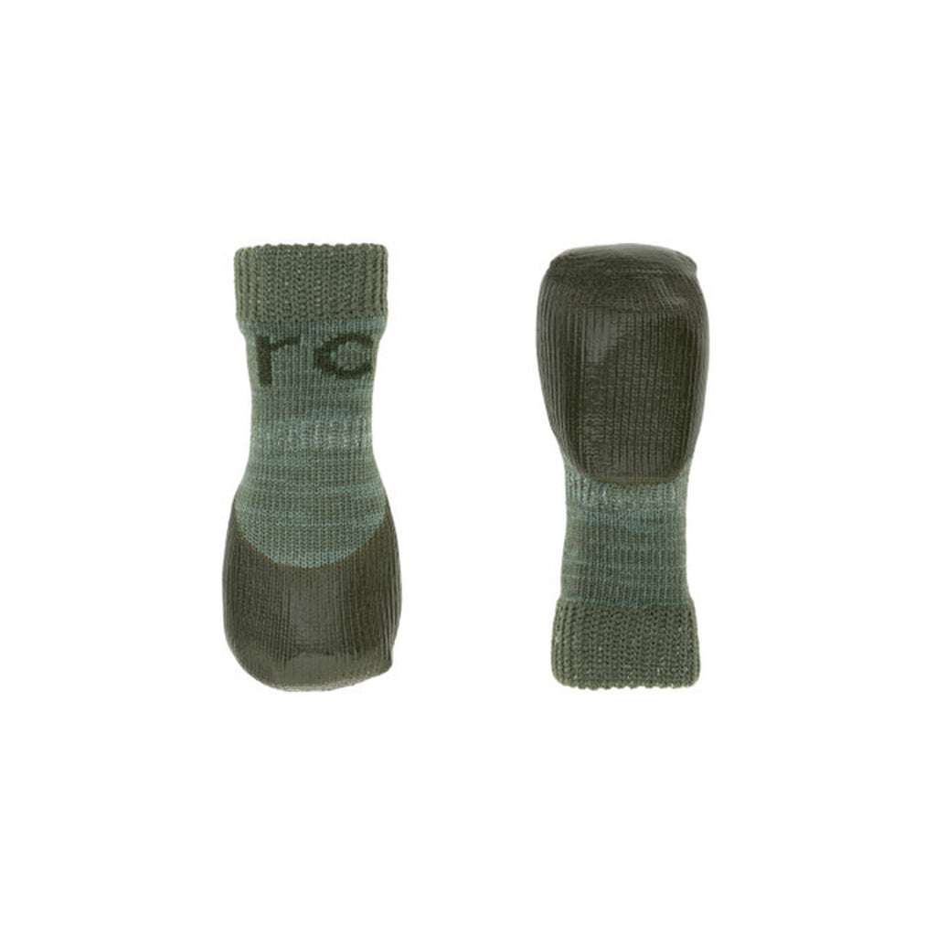 RC Pets Sporty PAWks Dog Socks, XS, Olive Heather, Anti-Slip