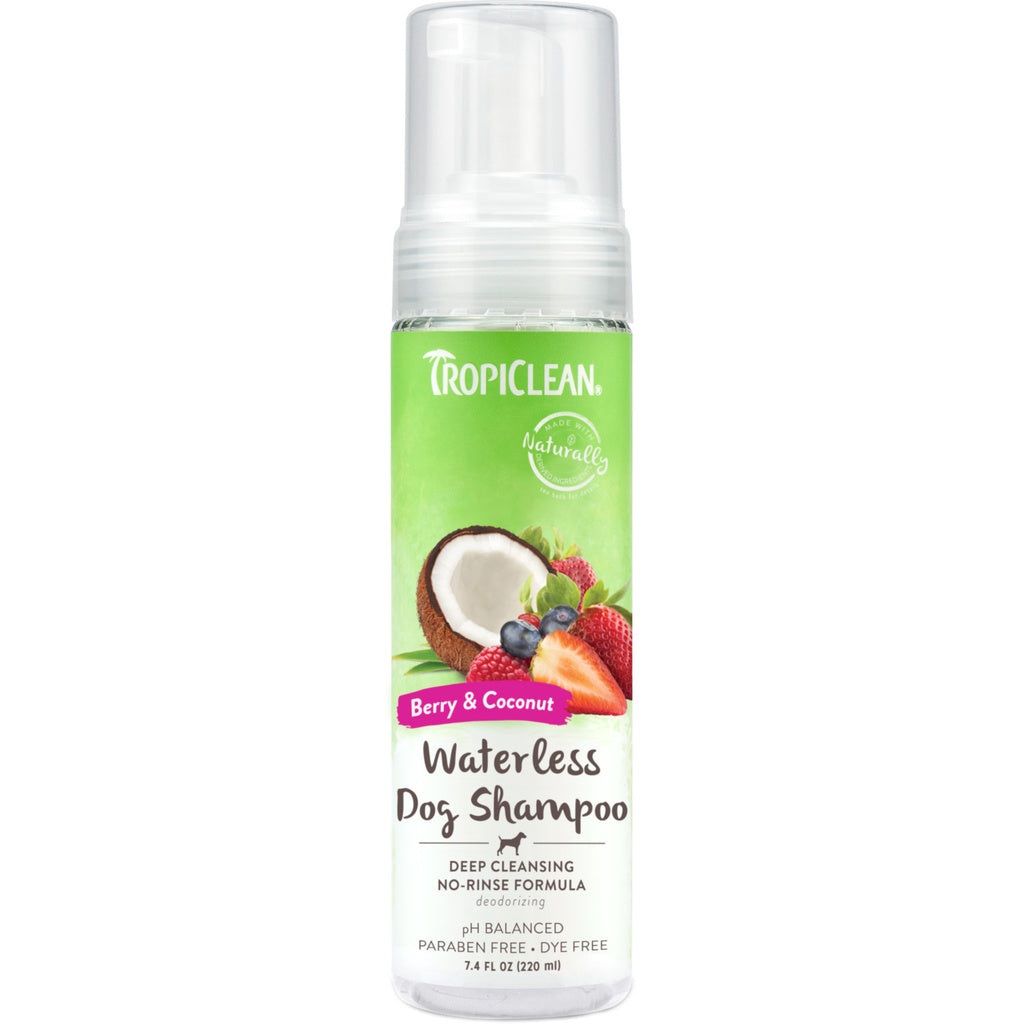 TropiClean Deep Cleaning Waterless Pet Shampoo 7.4oz