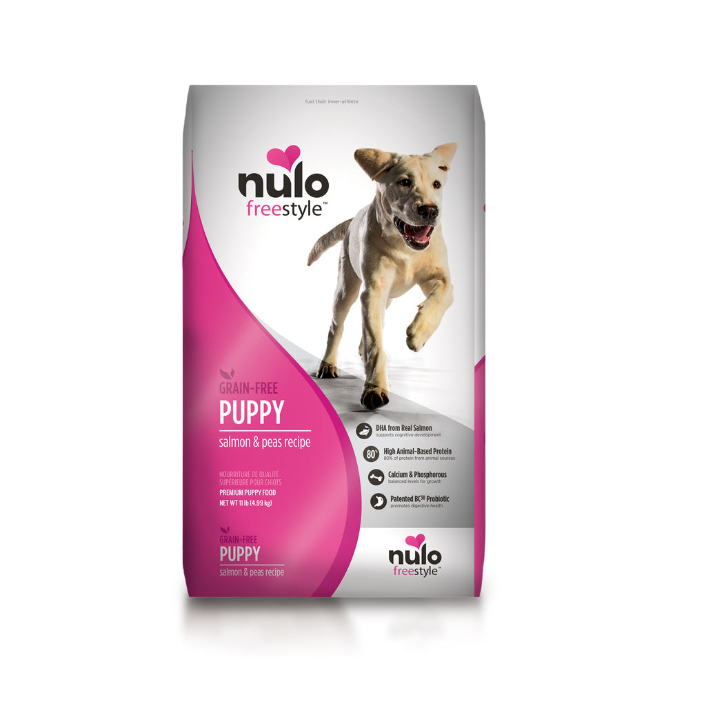 Nulo Freestyle Grain-Free Salmon & Peas Puppy Food - All Breeds, 11 lb Bag
