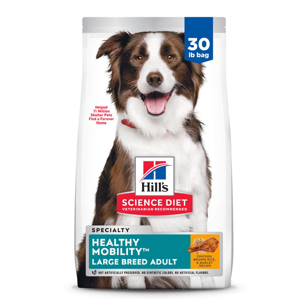 Hill's Science Diet Adult Healthy Mobility Large Breed Dog Food - Chicken, Brown Rice & Barley - 30 lb Bag