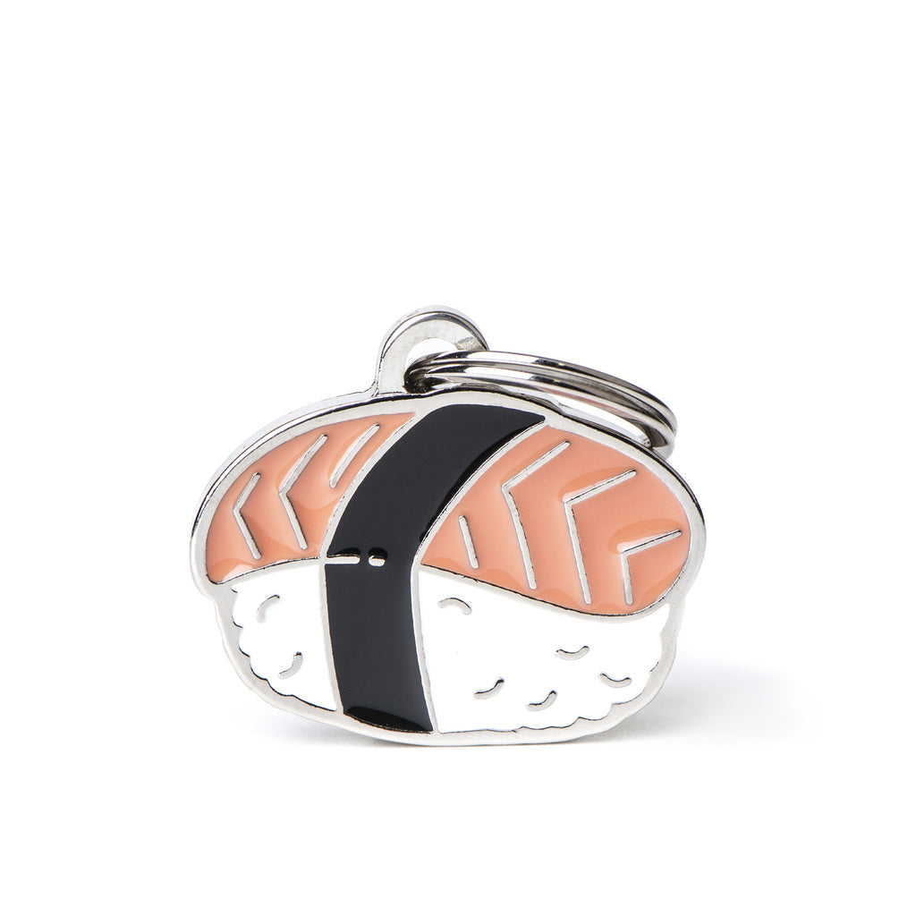 MyFamily Food Sushi Pet ID Tag - Personalized Engravable Dog Tag