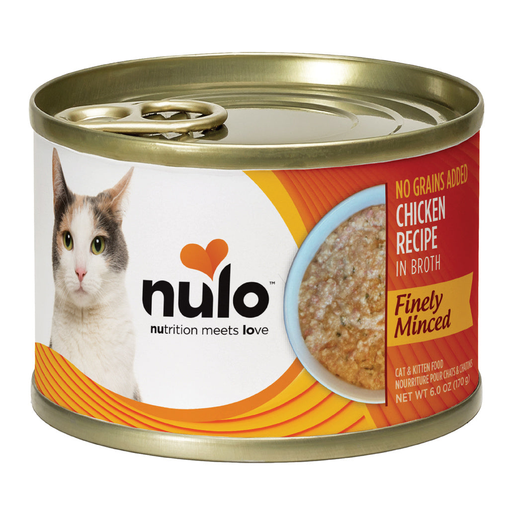 Nulo Cat & Kitten Finely Minced Chicken & Tuna Recipe Wet Food, 6 oz Can