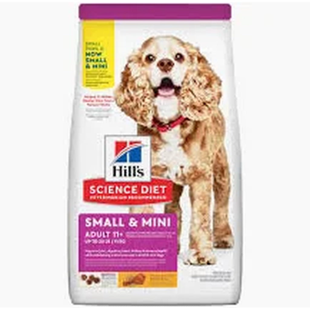Hill's Science Diet Senior 11+ Small & Mini Dry Dog Food, Chicken, 4.5 lb