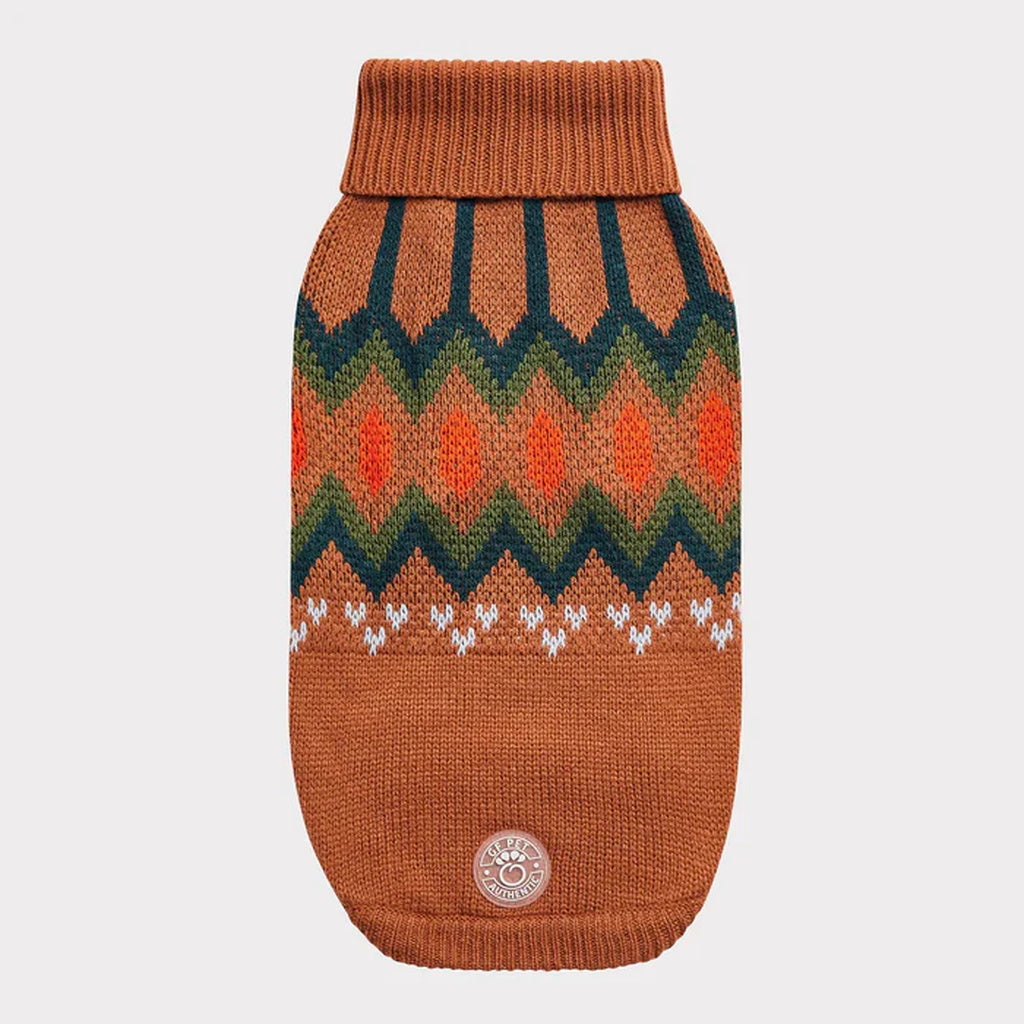 GF PET Heritage Sweater - Hazel - 3XL Dog Pullover, Classic Ribbed Knit, Soft Acrylic
