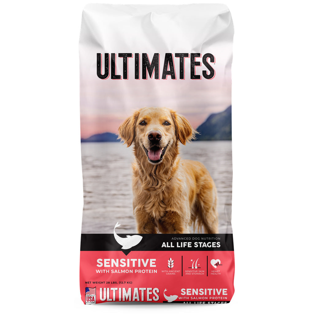 Pro Pac Ultimates Sensitive Skin & Stomach Salmon Protein Dry Dog Food, 28 lb