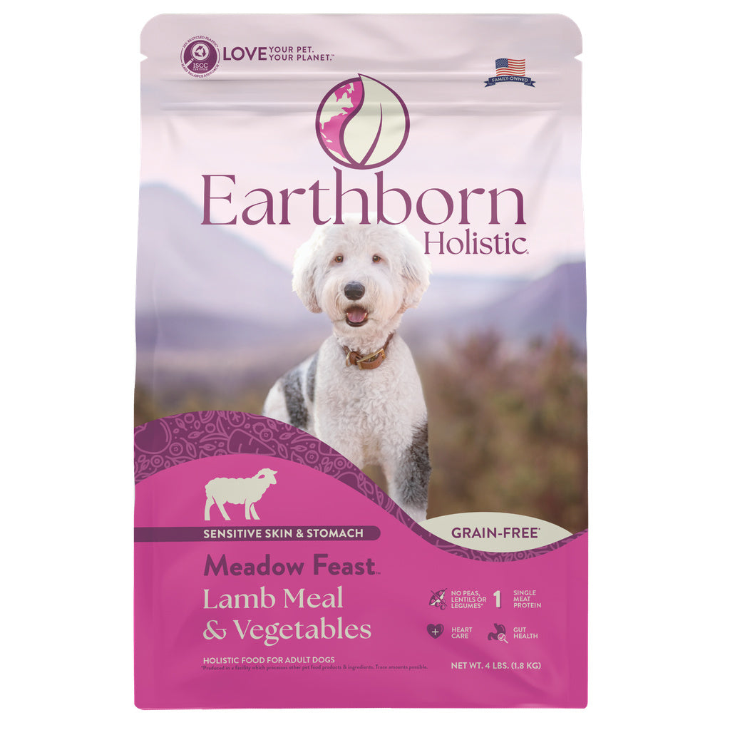 Earthborn Holistic Meadow Feast Grain-Free Lamb Dog Food - 4 lb Bag