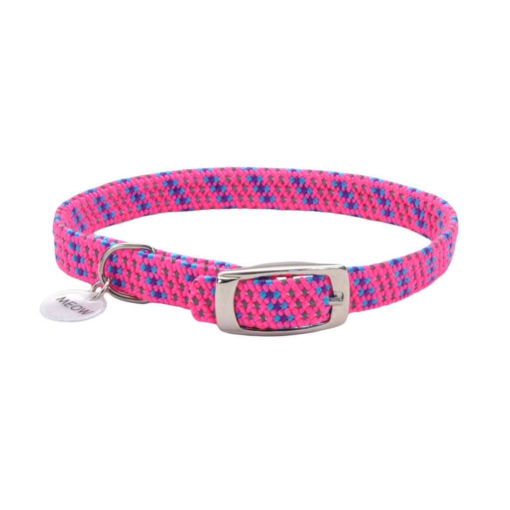 Coastal Pet ElastaCat Reflective Safety Stretch Cat Collar - Pink