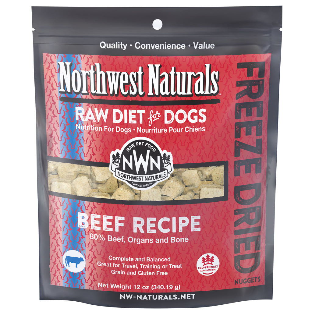 Northwest Naturals Dog Freeze-Dried Beef Nuggets 12oz