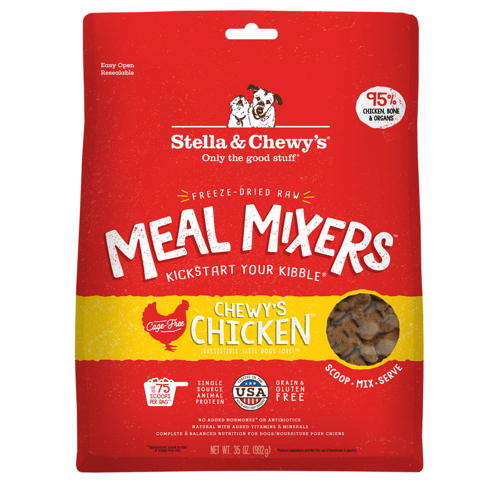 Stella & Chewy's Freeze-Dried Chicken Meal Mixers Dog Food Topper, 35 oz