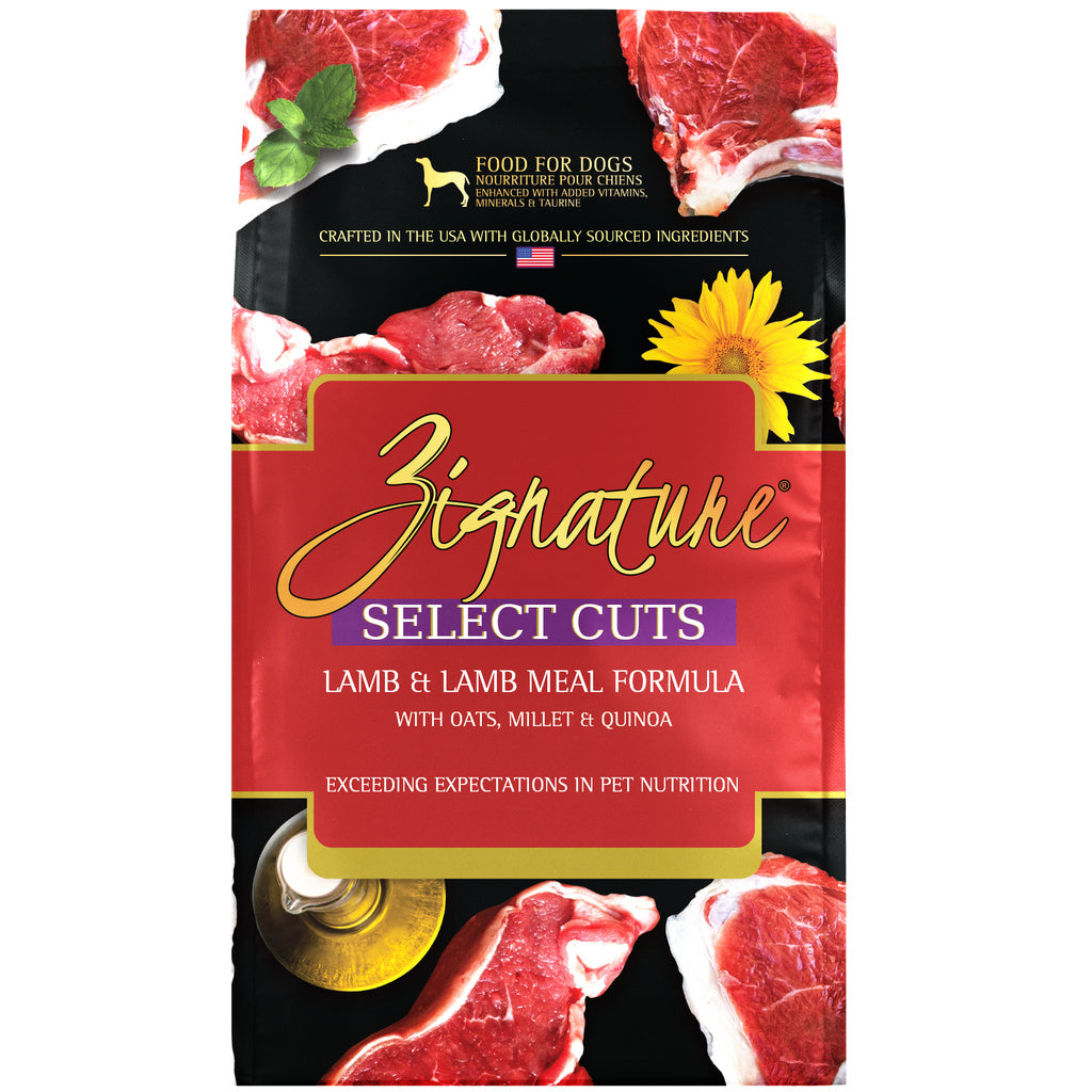 Zignature Select Cuts Lamb Formula Dog Food - 25lb Bag