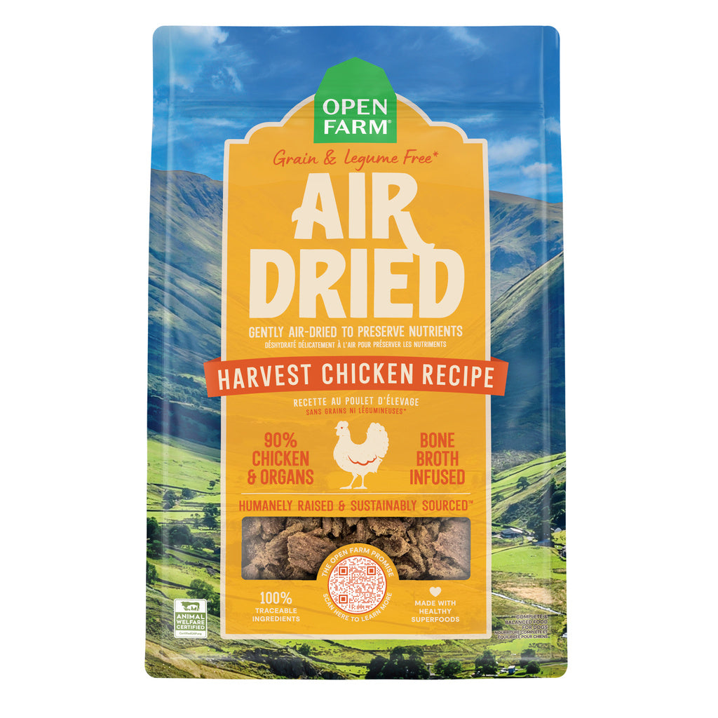 Open Farm Air Dried Dog Food, Harvest Chicken Recipe, 1 lb
